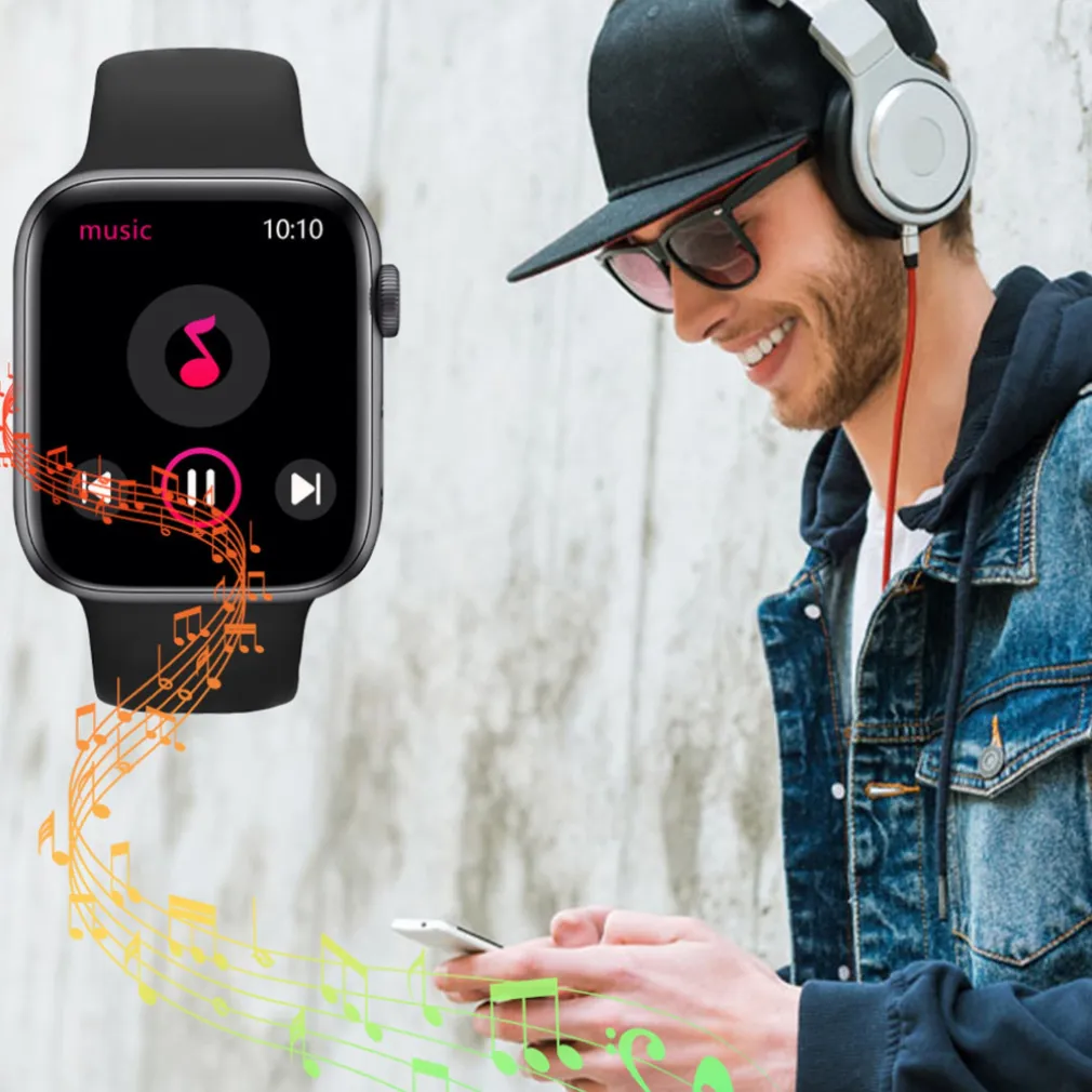 SMARTWATCH SERIE 8 SPORT FITNESS CARDIO MUSICA CHIAMATE BLUETOOTH ANDROID E iOS