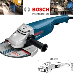 SMERIGLIATRICE ANGOLARE BOSCH GWS 22 - DISCO DA 230 MM FLEX PROFESSIONALE 2200 W
