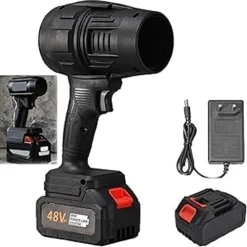 SOFFIATORE A DOPPIA BATTERIA 48 V PER FOGLIE ASCIUGATRICE TURBO VENTOLA PER AUTO