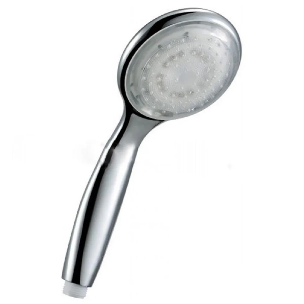 SOFFIONE LED RGB DOCCETTA A TELEFONO 25 CM CROMOTERAPIA DOCCIA EMOZIONALE 79899