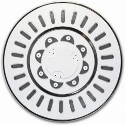 SOFFIONE PER DOCCIA BAGNO ROTONDO 15 CM IN ABS DOCCETTA CON FILTRO CROMATO 69288