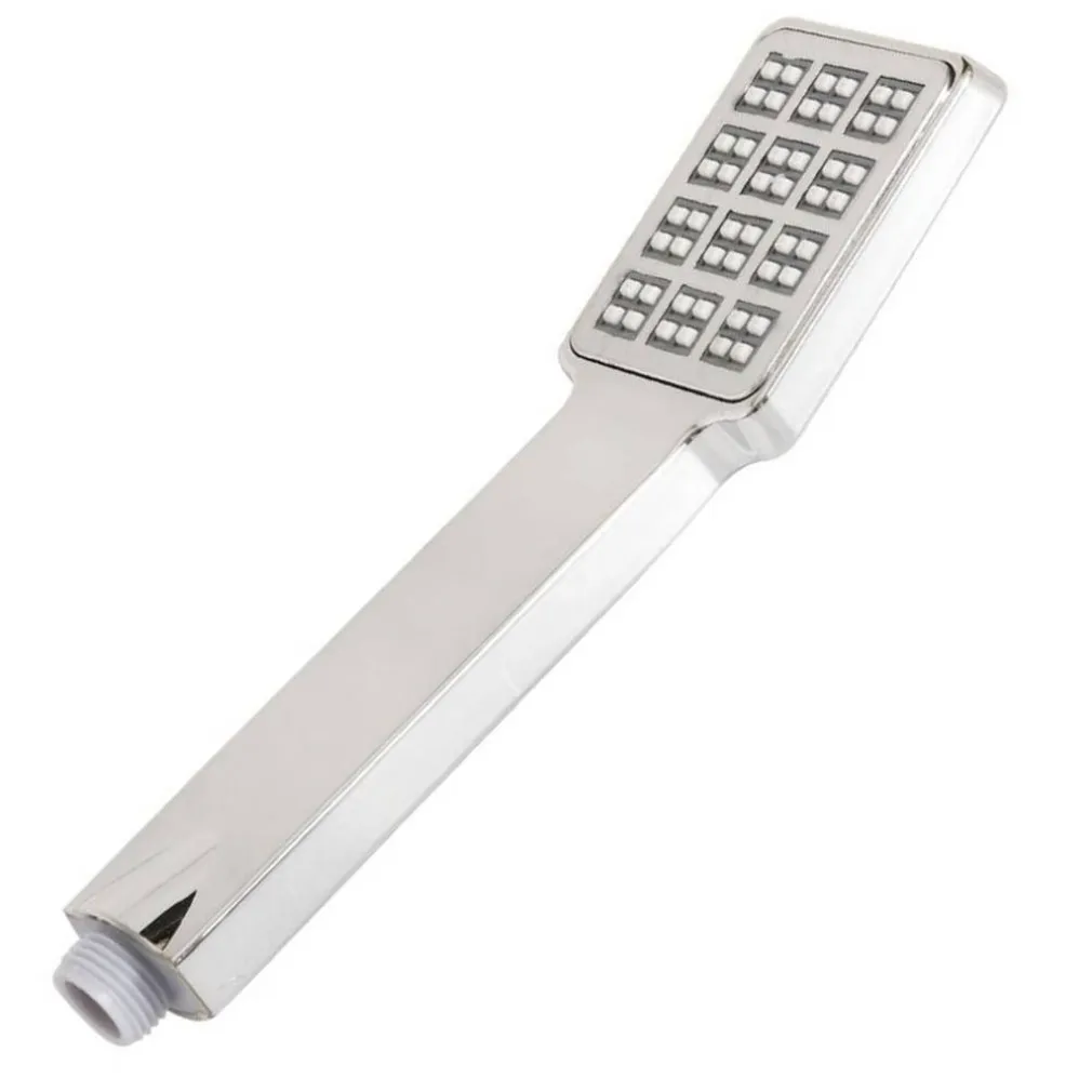 SOFFIONE TELEFONO DOCCIA BRACCIO DOCCETTA RETTANGOLARE CROMATO UGELLI IN GOMMA