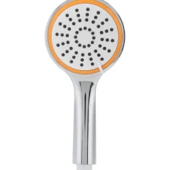 SOFFIONEE DOCCIA UNIVERSALE ANTICALCARE CON 3 FUNZIONI FISSAGGIO A PARETE MURO