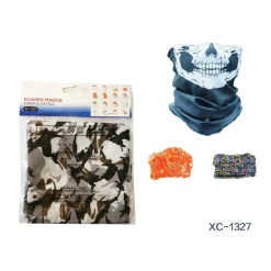 SOTTOCASCO SCIARPA MAGICA PROTETTIVA MULTIUSO PASSAMONTAGNA PER MOTO BICI XC1327