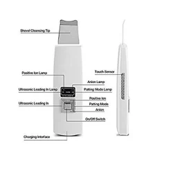 SPATOLA PER SCRUBBER PELLE ESFOLIANTE PULIZIA VISO ULTRASUONI PEELING FACCIALE