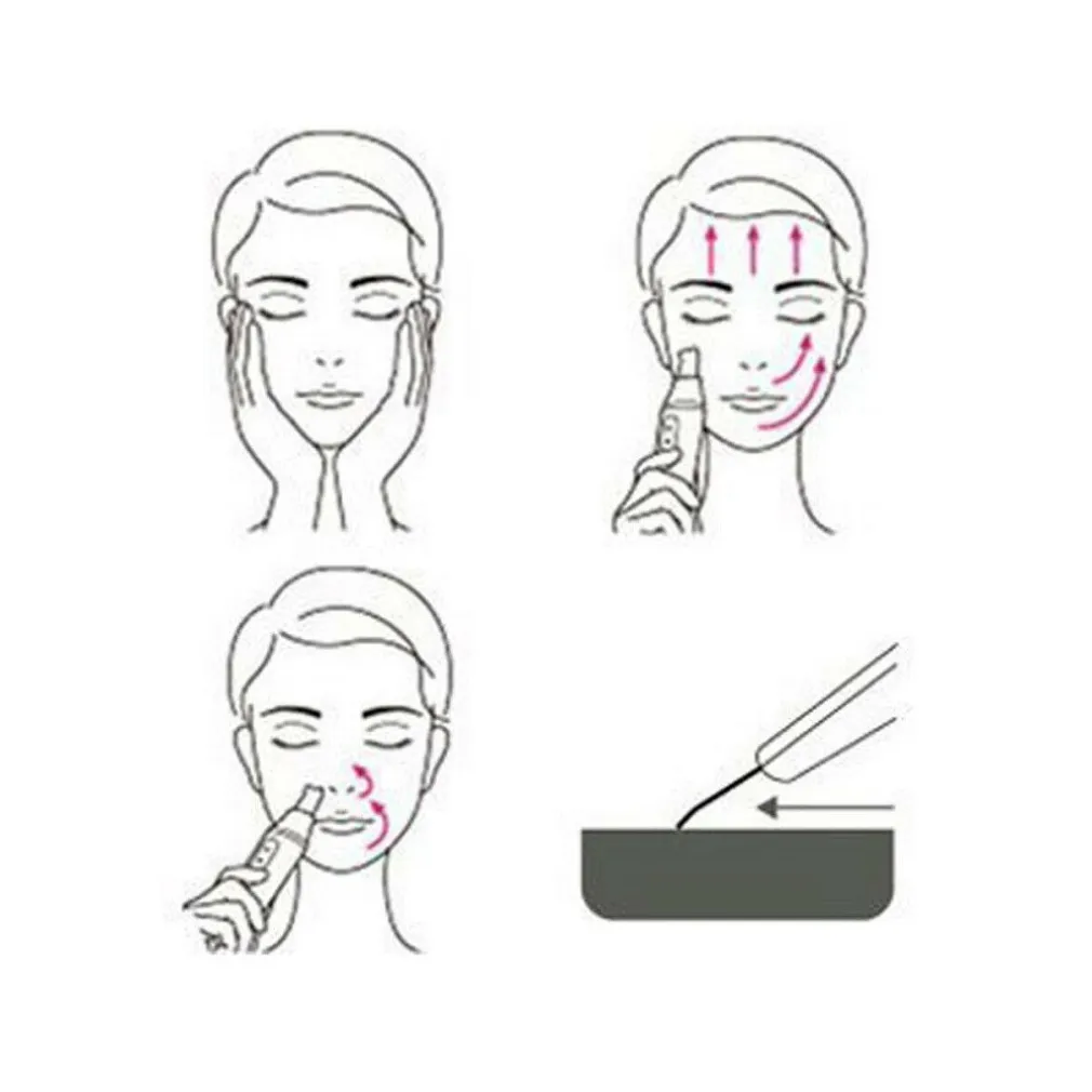 SPATOLA PER SCRUBBER PELLE ESFOLIANTE PULIZIA VISO ULTRASUONI PEELING FACCIALE