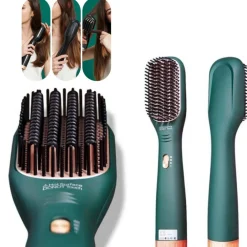 SPAZZOLA AD ARIA ELETTRICA MULTIFUNZIONALE ASCIUGA PETTINA CAPELLI 1000W Q-M623