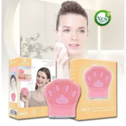 SPAZZOLA FORMA ZAMPA PULIZIA VISO ELETTRICA FACCIALE DETERGENTE MASSAGGIO MX-8422