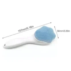 SPAZZOLA PER LAVAGGIO VISO IN SILICONE PULIZIA PROFONDA MANUALE MASSAGGIO FACCIALE