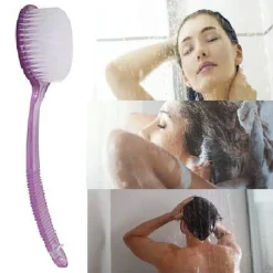 SPAZZOLA PER SCHIENA IN PLASTICA ACCESSORI BAGNO MANICO LUNGO PER MASSAGGIARE CORPO 52604