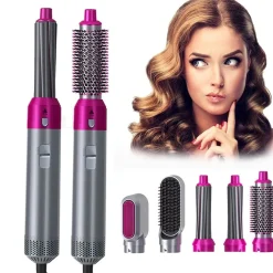 SPAZZOLA PIASTRA ARRICCIACAPELLI PHON ASCIUGACAPELLI 5IN1 MULTIFUNZIONE CERAMICA