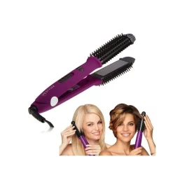 SPAZZOLA PIASTRA ELETTRICA LISCIA CAPELLI CREA RICCI ONDE IONIC 2 IN 1 STYLER