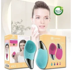 SPAZZOLA PULIZIA PROFONDA VISO ELETTRICA FACCIALE DETERGENTE MASSAGGIO MX-8420