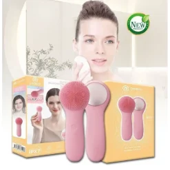 SPAZZOLA PULIZIA VISO ELETTRICA FACCIALE DETERGENTE MASSAGGIO SILICONE MX-8419