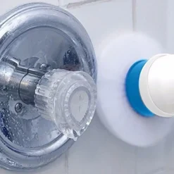 SPAZZOLONE SPAZZOLA ROTANTE CORDLESS RICARICABILE PER PULIZIA PIASTRELLE BAGNO