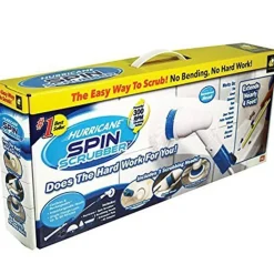 SPAZZOLONE SPAZZOLA ROTANTE CORDLESS RICARICABILE PER PULIZIA PIASTRELLE BAGNO