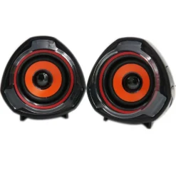 SPEAKER ALTOPARLANTI STEREO PER COMPUTER PC 2.0 CABLATO CAVO USB AUX 3,5MM Q87