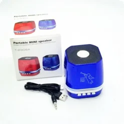 SPEAKER BLUETOOTH CASSA PORTATILE LED ALTOPARLANTE MP3 SD CARD AUX X SMARTPHONE