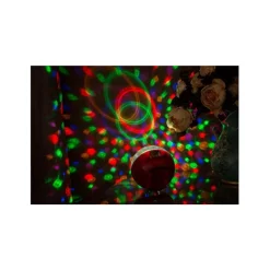 SPEAKER CASSA BLUETOOTH MP3 CON LUCI ROTANTI EFFETTO DISCOTECA PROIETTORE DJ