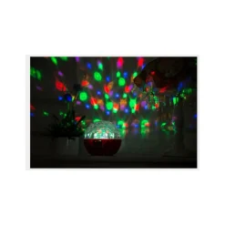 SPEAKER CASSA BLUETOOTH MP3 CON LUCI ROTANTI EFFETTO DISCOTECA PROIETTORE DJ