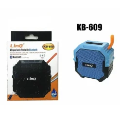 SPEAKER CASSA BLUETOOTH PORTATILE IMPERMEABILE USB RADIO FM TF LINQ KB-609