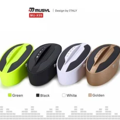 SPEAKER CASSA PORTATILE BLUETOOTH MP3 VIVAVOCE LED MICROSD USB TF RADIO FM MUX99