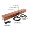 SPEAKER CASSA SOUNDBAR LEGNO AUX BLUETOOTH 4.2 WIRELESS SMARTPHONE TV TABLET PC