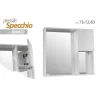 SPECCHIERA PENSILE SPECCHIO MOBILETTO PARETE BAGNO ARMADIETTO 73X12X63CM 808975