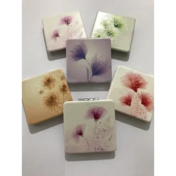 SPECCHIETTO SPECCHIO DA BORSA BORSETTE PER DONNA MAKE UP RICHIUDIBILE IDEA REGALO