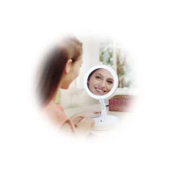 SPECCHIO DA TAVOLO ZOOM 3X CON SUPPORTO + ROTAZIONE 360 GRADI DONNE BELLEZZA