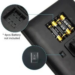 SPECCHIO DA TRUCCO ILLUMINATO 16 LED PORTATILE MAKE UP COSMETICO CAMERINO