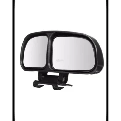 SPECCHIO SPECCHIETTO SPECCHIO AGGIUNTIVO LATERALE DESTRO CLIP E ADESIVO GRIGIO