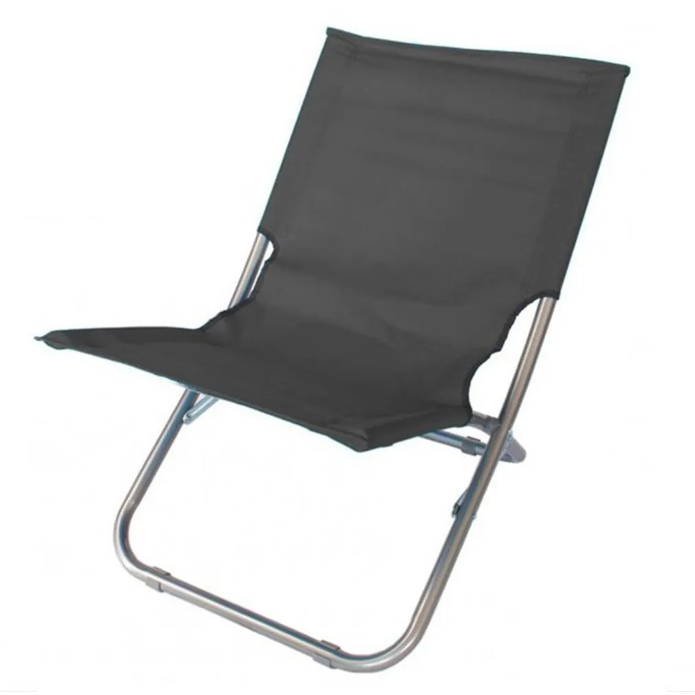 SPIAGGINA IN TESSUTO OXFORD GRIGIA PIEGHEVOLE SEDIA MARE CAMPEGGIO PORTATILE 281049