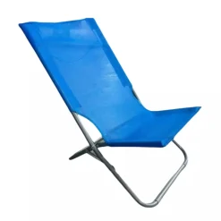 SPIAGGINA IN TEXTILENE BLU PIEGHEVOLE SEDIA PER MARE CAMPEGGIO 57X47X72 CM 281053