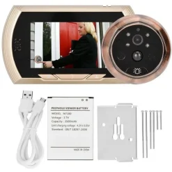 SPIONCINO ELETTRONICO WIFI DIGITALE SCHERMO 4.3'' CAMPANELLO ELETTRONICO CW432