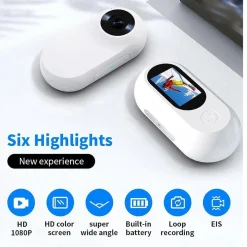 SPORT ACTION CAMERA HIGH CLEAR MINI PORTATILE DA VIAGGIO CON CLIP PER MOTO AUTO