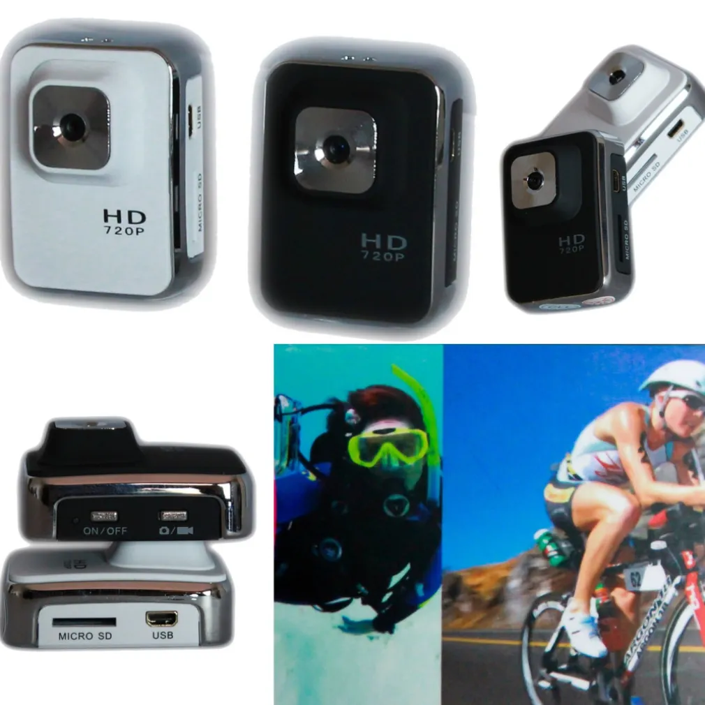 SPORTS HDDV GO CAM HD 720P ACTION PRO CAMERA ACCESSORI SUBACQUEA WATERPROOF