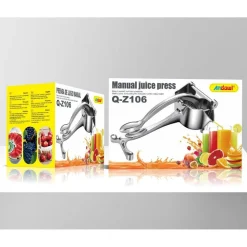 SPREMI AGRUMI MANUALE ESTRATTORE DI SUCCO PRESSA FRUTTA FRESCA LIMONI Q-Z106