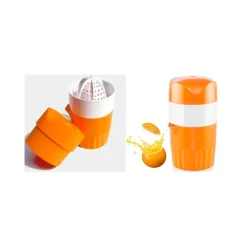 SPREMI PREMI AGRUMI ARANCIA JUICER MANUALE CON CONTENITORE LIMONI ARANCE CUCINA