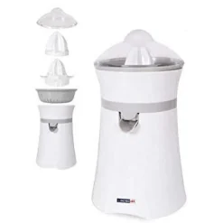 SPREMIAGRUMI 20W CON SISTEMA A PRESSIONE AUTOMATICO 2 TESTINE CESTELLO FILTRANTE