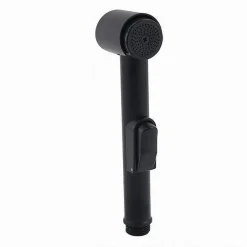 SPRUZZATORE DOCCETTA PER BIDET WC PULIZIA DOCCIA VASCA DA BAGNO 18 CM NERO 87547