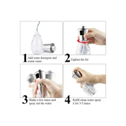 SPRUZZINO OLIO PER FRIGGITRICE AD ARIA 200 ML SPRUZZATORE OLIERA SPRAY PORTATILE