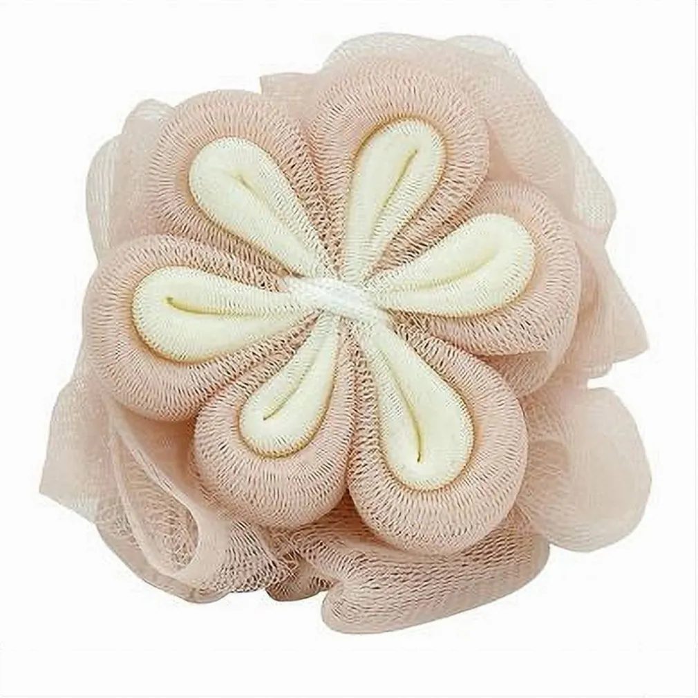 SPUGNA A RETE BAGNO PER DOCCIA CON FIORE MORBIDA ESFOLIANTE SCRUBBER ROSA 79583