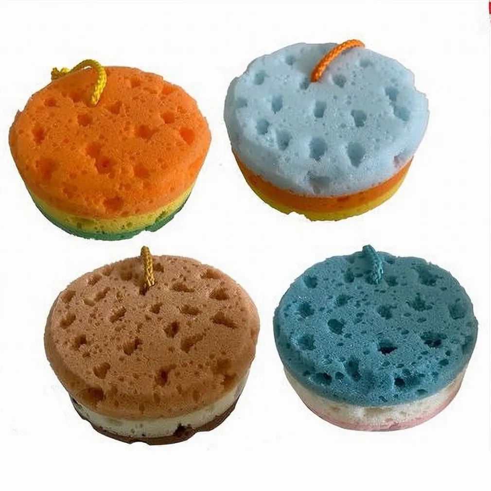 SPUGNA CORPO BAGNO DOCCIA CON CORDINO MORBIDA TONDO MASSAGGIO TONIFICANTE 79238