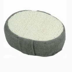 SPUGNA DOCCIA BAGNO ESFOLIANTE SCRUB PELLE CORPO OVALE CON FASCIA GRIGIA 79659