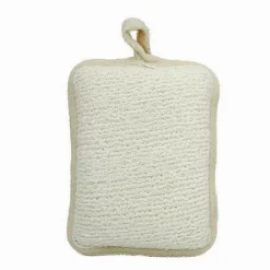 SPUGNA DOCCIA ESFOLIANTE BAGNO PER CURA CORPO BOMBATA 13X9.5X4.5CM BEIGE 79651
