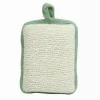 SPUGNA DOCCIA ESFOLIANTE BAGNO PER CURA CORPO BOMBATA 13X9.5X4.5 CM VERDE 79650