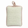 SPUGNA DOCCIA ESFOLIANTE BAGNO PER CURA CORPO BOMBATA 13X9.5X4.5 CM ROSA 79649