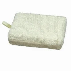 SPUGNA DOCCIA ESFOLIANTE TONICA RILASSA CURA DELLA PELLE CORPO BAGNO BEIGE 79639