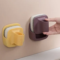 SPUGNA MAGICA CON PORTASPUGNA ECOLOGICA PULISCI CANCELLA RIMUOVI SPORCO CUCINA